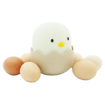 China 2021 Hot Sale Modern USB Desk Table Lamp Rechargeable Flexible Egg Night Light For Kids for sale