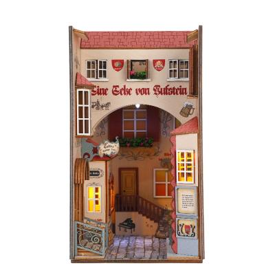 China Creative DIY TOY Best Selling Book Nook Kit Dollhouse Accessories Gift Packing Book Nook for sale