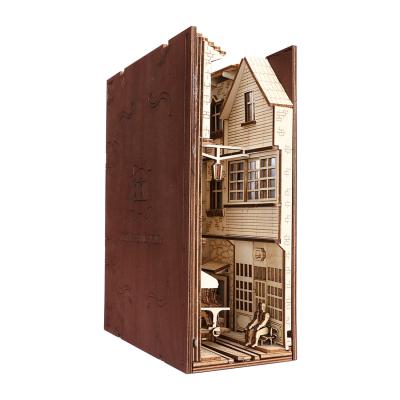 China Wooden Home Decoration DIY TOY Factory DIY Price Puzzle Creative 3D Gift Book Nook Decoration for sale