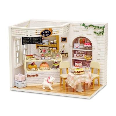 China DIY TOY New product dollhouse gift toys suitable for parents and children's couples to give DIY gifts cake diary dollhouse for sale