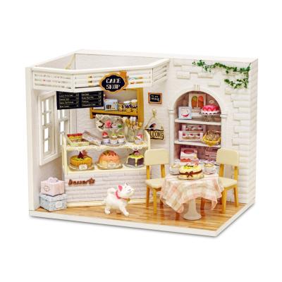 China DIY TOY Low price dollhouse gift toys suitable for parents and children couples to give gifts DIY cake diary dollhouse for sale