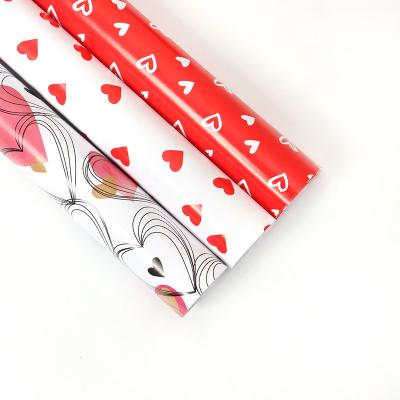 China Biodegradable Hot Selling Gift Wrapping Paper Wedding Valentine's Day Romantic Decorative Paper Creative Heart-shaped Gift Box for sale