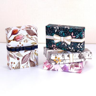 China Moisture Proof Customer Wrapping Paper Gift Wrap Rol Mix Colol Paper Hot Stamping Gift Wrapping for sale