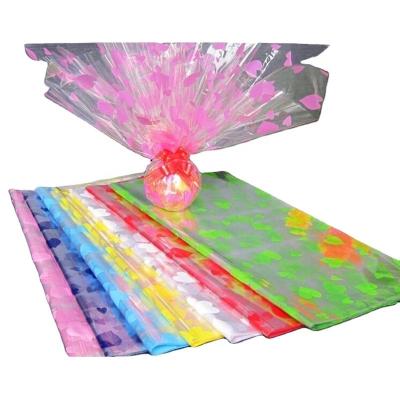 China Gift & Craft papel custom celofan sheets floral candy printed cellophane paper for wrapping for sale