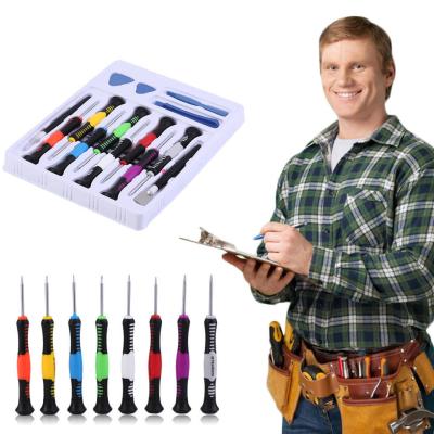 China Open Tool Kit for Mobile Phone Making Mobile Phone Repair Tool Kit 16 in 1 Screwdriver Set for Glass Mobile Phones for sale