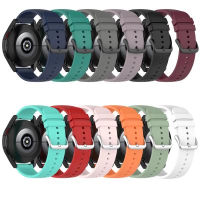 China Silicone Watch Band Strap Strap for Classic 42mm 46mm Frontier / Galaxy Watch 3 45mm / Samsung Galaxy Watch 4 Gear S3 / Classic Band for sale