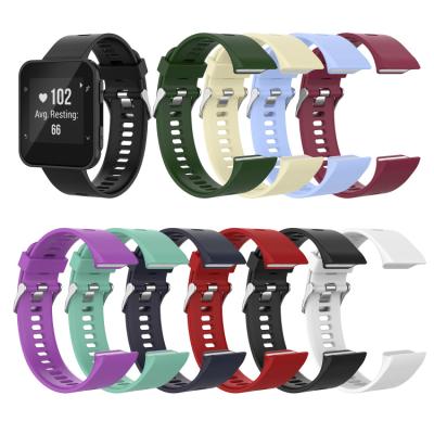 China Soft Silicone Watch Band Silicagel Band Strap For Garmin Forerunner 30 35 Soft Smart Watch Strap Wristband Accessories New for sale