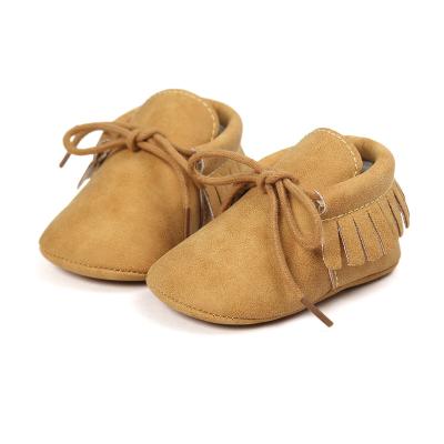 China Other Wholesale Hot Selling Baby Girl Fringe Moccasin Shoe Baby Girl First Walker Soft Sole Toddler Slip Resistant Infant Shoe PU Leather Non-Slip Infant Shoe for sale