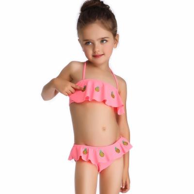 China 2021 Breathable New Arrival Wholesale Baby Bikini Baby Bathing Swimsuit Girl Swimwear Bikini Girls Wearing Micro Bikini for sale