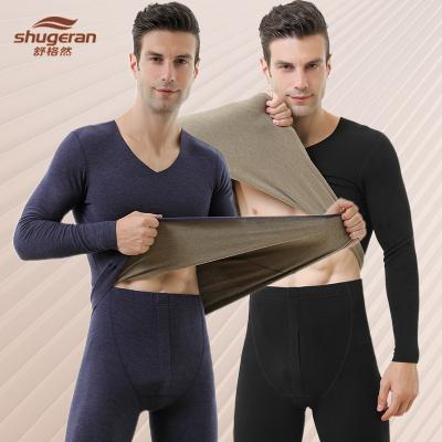 China Anti-Wrinkle Best Selling Custom Hot Pants Long Johns Thermal Underwear Set Couples Thermal Underwear. for sale