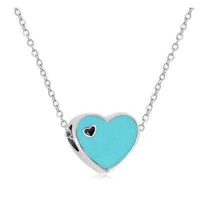 China The Other HC Panddor Stainless Steel Necklace For Girlfriend Love Necklace Letter Love Luminous Hand Painted Necklace for sale