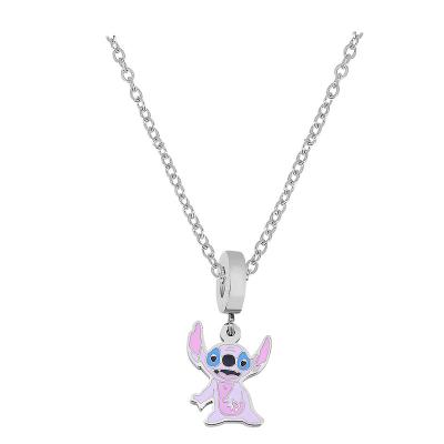 China Other Fashion Butterfly Necklace Cartoon HC 2022 New Stainless Steel Dangle Ladies Charm Jewelry for sale