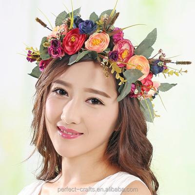 China Natural Touch Artificial Flower Head Garlands for sale