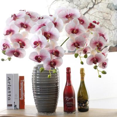 China Artificial Touch Natural Latex Orchid Flower Sale For Wedding Decoration for sale