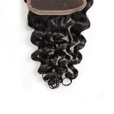 China 4a4b4c swiss blend lace uwinshair band raw virgin water wave loose wigs and wigs for sale