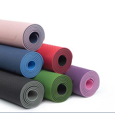 China Sports Soundproof Fitness Tape Shock Absorption Mat Home Skip Rope Mat Non-Slip Thick Yoga Mat for sale