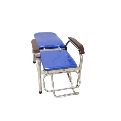 China Modern Stainless Steel Infusion Rod Portable Hospital Recliner Transfusion Chair for sale