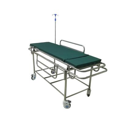 China Factory Direct Sale Metal Stainless Steel Emergency Stretcher Trolley for sale