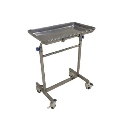 China Metal Moving Operating Stainless Steel Tray Trolley For Tray Storage for sale