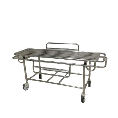 China Metal Stainless Steel Material Hand Trolley Crash Cart Emergency Trolley for sale