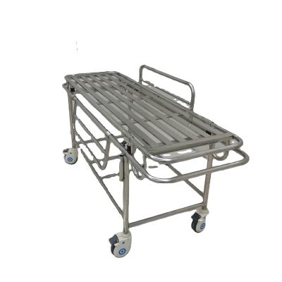 China Metal Stainless Steel Push Trolley Emergency Crash Trolley Medical Trolley for sale