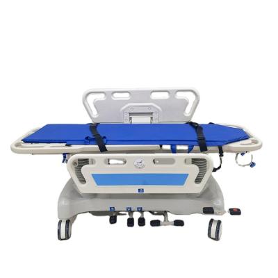 China Plastic Patient Lift Assist Bed Chair Hydraulic Transfer Transfer Emergency Bed for sale