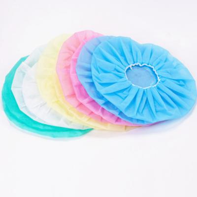 China Wholesale Disposable Nonwoven Round Disposable Blow Up Cap Head Cover Personal Care Cap Factory Made for sale