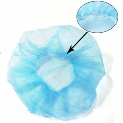 China Wholesale Factory Price Factory Made Breathable Disposable Nonwoven Round Cap Personal Care Xiantao Puffy Hat for sale