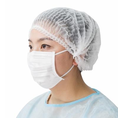 China Single Elastic / Double Elastic Surgical Non Woven Hood Cap Cover Head Surgical Disposable Cap For Surgeon for sale