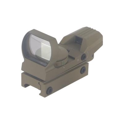 China 1x22x33 Reflex Sight Aerospace Aluminum Red Green Illuminated 4 Reticles for sale