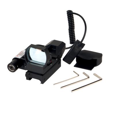 China Aircraft-grade aluminum reflex sight 1x22x33 4 reticle with red laser for sale