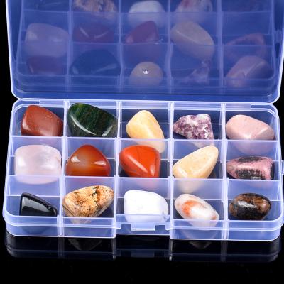 China Different Stone Kit Wholesale Custom Chakra Stones and Crystal Set Healing Kit from China 15 Minerals for sale