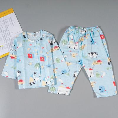 China Cartoon Kids 100% QUICK DRY Cotton Toddler Pajamas for sale