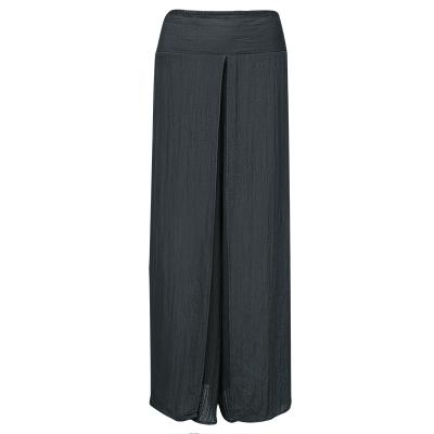 China Breathable Plus Size Wide Leg Plazzo Pants For Women for sale