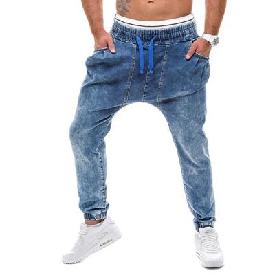 China Viable Men's Long Casual Blue Jeans in Fall for sale