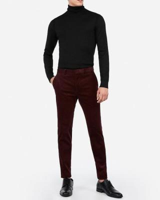 China Sustainable Office Men's Corduroy Long Skinny Pants for sale