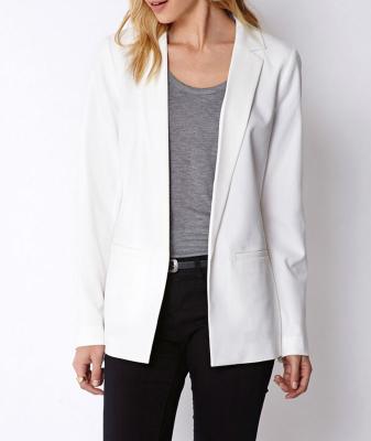 China New Style Fashion Breathable Coat Ladies White Blazer Women for sale