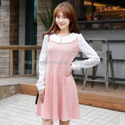 China alibaba wholesale Soft Round Sleeve Dress Anti-wrinkle Collar for sale