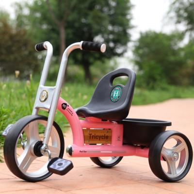 China Lovely Eco-friendly Baby Tricycle Kids Bike Children Tricycle Rubber Wheels Kids Tricycle for sale