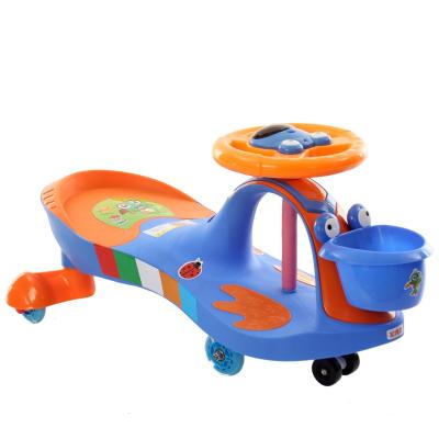 China LED Headlights Children Swing Car 1-5 Years Old Baby Toys Ride On Car With Music Multifunctional Swing Car for sale