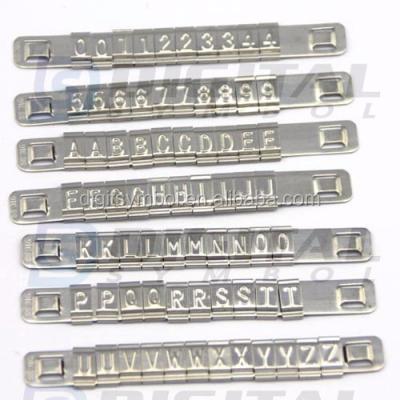 China For Stainless Steel Carrier Strips Stainless Steel Cable Markers , SS Cable Markers K-65 for sale