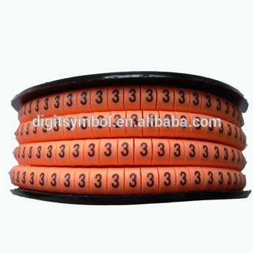 China Soft PVC factory main products! 2016 unique design cable marker ec-2 pvc cable manufacturer for sale