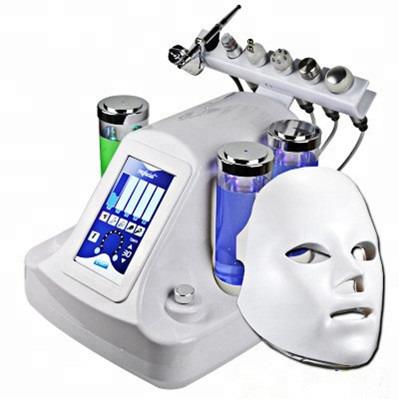 China Pigment Removal 5 in 1 6 in 1 7 in 1 Bio RF UItrasonic Facial Removal Blackhead Machine Beauty Oxygen Jet for sale