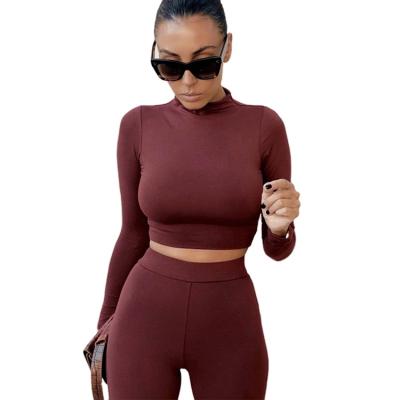 China Fashion Casual Activewear Sets For Women 2020 Summer Autumn Women Two Piece Sportswear Set for sale