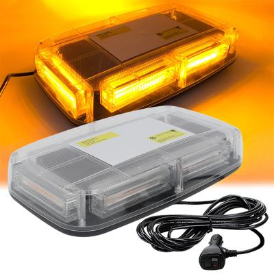 China PC+ABS+Magnet Mini Short Row Warning Light 12-24V COB 6 LED Car Truck Rescue Car Strobe Light With Magnet for sale