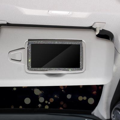 China Durable Car Sun Visor HD Interior Portable Auto Cosmetic Mirrors Universal Car Interior Mirror Car Makeup Mirror for sale