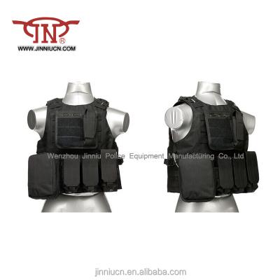 China Army Military Police 600D / PVC Quick Release Tactical Outdoor Training Vest for sale