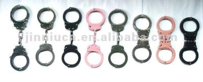 China High quality carbon steel handcuff factory direct sale handcuff/OEM police handcuffs for sale