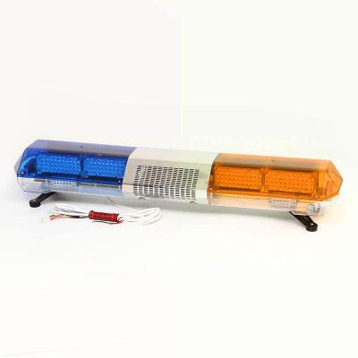 China Waterproof& police car use warning light dust bar with siren speaker for sale