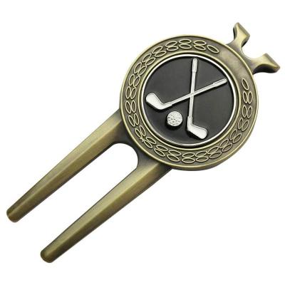 China Wholesale Golf Event Golf Divot Repair Tool Custom Personalized Logo New Design Tool Divot Golf for sale